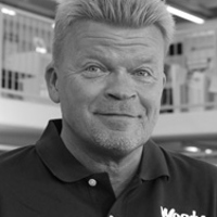 Porträtt av Roger Dahlborg, butikssäljare NA Svensson Huddinge