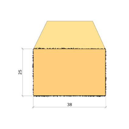 25X38 LÄKT GRAN G4-2 LPM