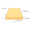22X170 YTTERPANELBRÄDA GRUNDMÅLAD 60 µM GRAN G4-2 3,9M