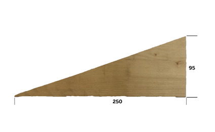 TRÄKIL STOR 45X95X250MM