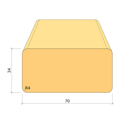 BYGGREGEL G4-2 GRAN 34X70 LPM