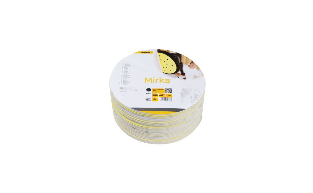 SLIPPAPPER 225MM 27H YELLOW ABRASIVE SOFT GRIP - Mirka