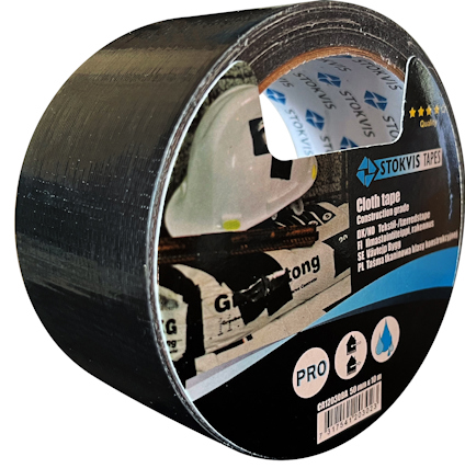 VÄVTEJP STOKVIS TAPES BYGG 50 MM 0,252 MM