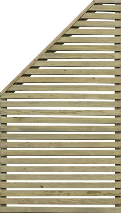 SKÄRM JABO HORIZONT 3 79X159/89 CM VÄNSTER TRYCKIMPREGNERAD