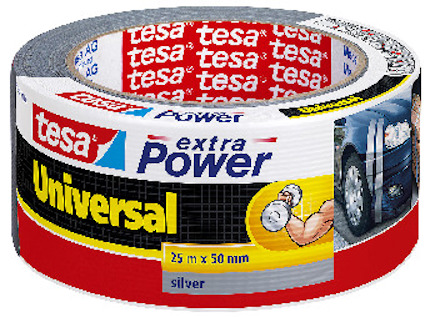 VÄVTEJP 56348 EXTRA POWER UNIVERSAL TESA SILVER 50MMX10M