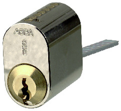 CYLINDER 1209 ASSA MED 3 NYCKLAR BLANKFÖRKROMAD