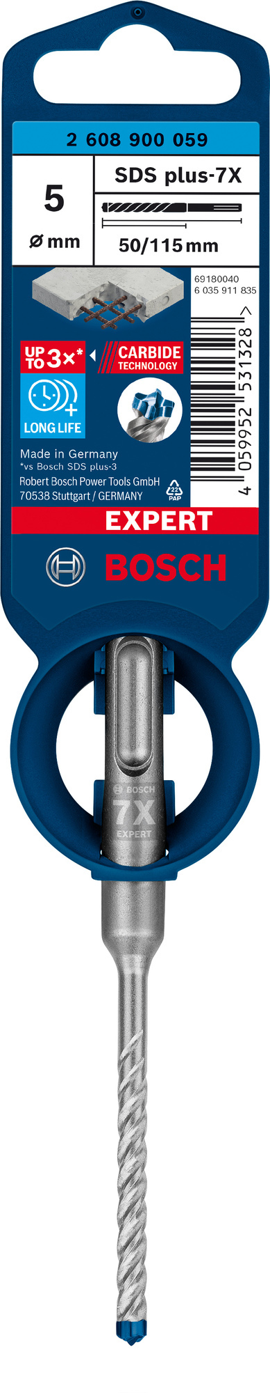 HAMMARBORR PLUS-7X 5X115MM - Bosch