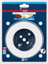 Verktyg för byggmaterial, Bosch Expert, Ø 86 mm. Förpackning med illustrationer av användning på byggmaterial.