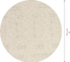 Rundt sandpapper med en diameter på 150 mm.