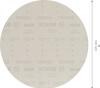Rund, ljus slippapper med text: "BOSCH  P180 M480 EXPERT." Diameter: 225 mm.