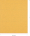 Gult sandpapper med måtten 230 mm x 280 mm.