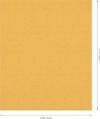 Sandpapper, gyllengul färg, storlek 230 mm x 280 mm, pil indikerar måtten.