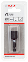 Förpackning med Bosch Impact Control hylsa, 13 mm, artikelnummer 2 608 522 353.