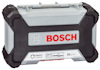 Bosch verktygslåda med 35 delar, "Impact Control", robust design, med grå och svart hölje.