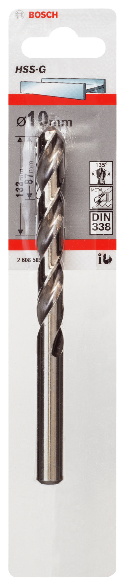 METALLBORR BOSCH EXTRA LÅNGA HSS-G DIN 338 - Bosch