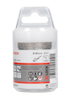 Förpackning med Bosch skärverktyg, 40 mm, för keramiska material, X-lock system.