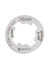 Metallisk skiva med text "XLOCK", "Bosch", "13000 rpm", "Ø 60mm", och andra markeringar.