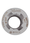Rund metallbricka med texten "X-LOCK", "Ø 25mm", "Ø 1''", "max 13300 rpm", "803701063", "BOSCH".