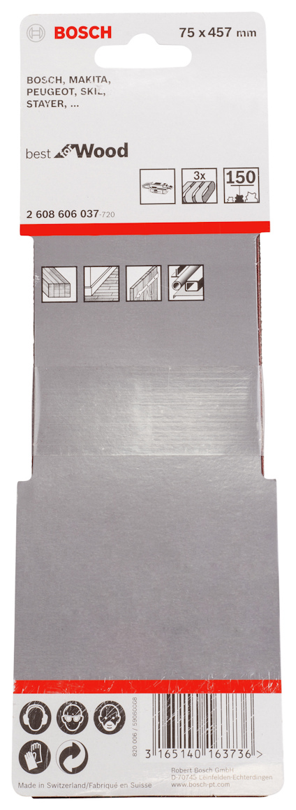 SLIPBAND RW  75X457 K150 3P