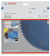 Förpackning med Bosch sågklinga 160 mm, expert steel, lång livslängd, ren skärning, minimala vibrationer.