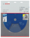 Förpackning av Bosch sågklinga för aluminium, diameter 305 mm, med detaljer om funktioner och material på omslaget.