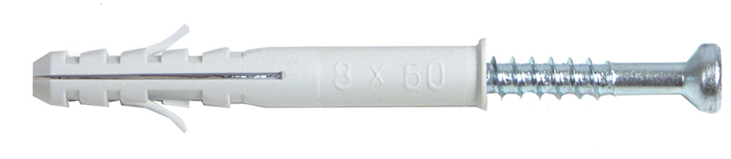 SKRUV M/PLUGG TX25 8X60 - Adjufix