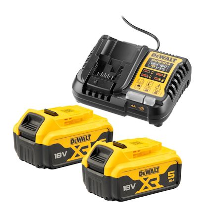 BATTERIKIT DCB1104P2-QW 18V 2X5,0AH