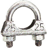 RÖRKLÄMMA MILLERS FÖRZINKAD 38MM - Millers Beslag