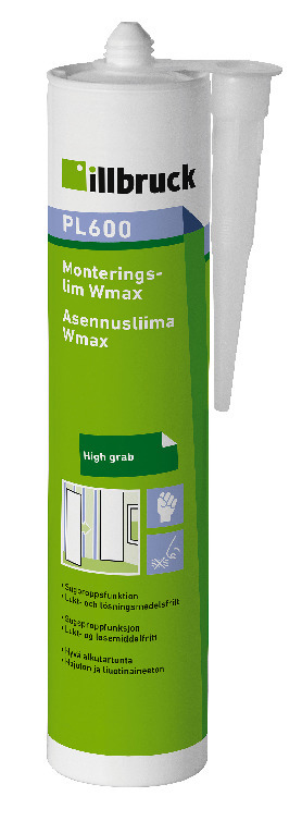 MONTERINGSLIM TREMCO WMAX PL 600 310ML - illbruck