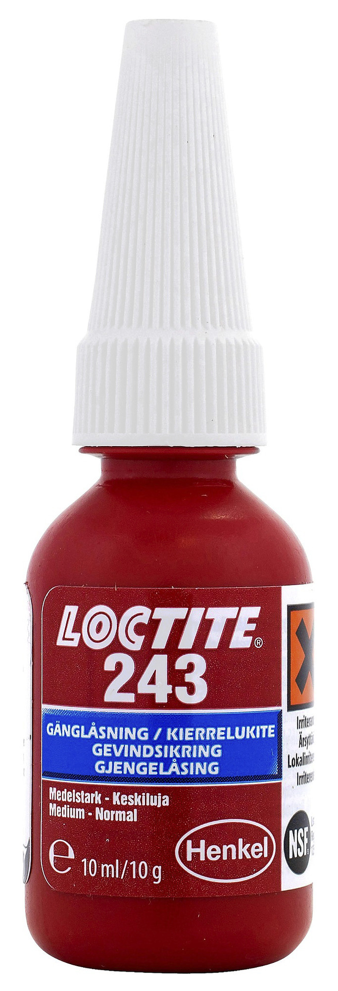 GÄNGSÄKRING NORM OLJA 10ML 243 - LOCTITE