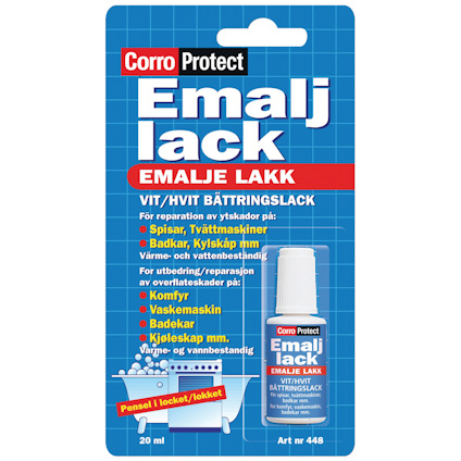 EMALJLACK VIT KAKEL/PORSLIN 7162