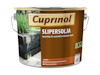 Burk med Cuprinol Slipersolja för utomhusbruk. Innehåller text: "Specialolja för underhåll av åldrande slipers".