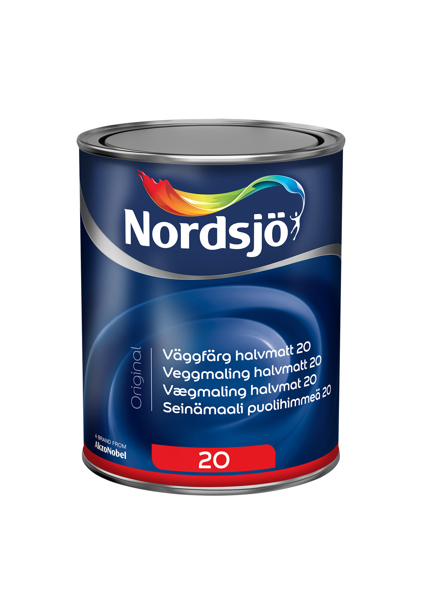 VÄGGFÄRG ORIGINAL HALVMATT 20 BW NORDSJÖ INOMHUS  - Nordsjö