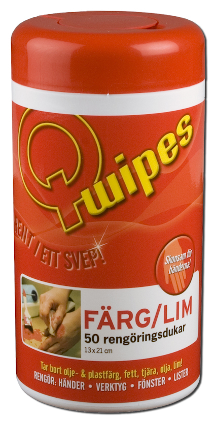 RENGÖRINGSDUK Q-WIPES FÄRG/LIM