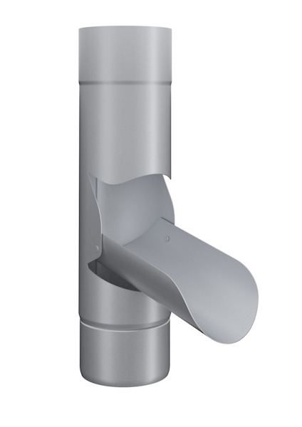 STUPRÖRSUTKASTARE LINDAB FUTK FÄLLBAR 87MM SILVERMETALLIC