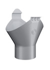 OMVIKNINGSKUPA LINDAB OMV 100 87MM SILVERMETALLIC