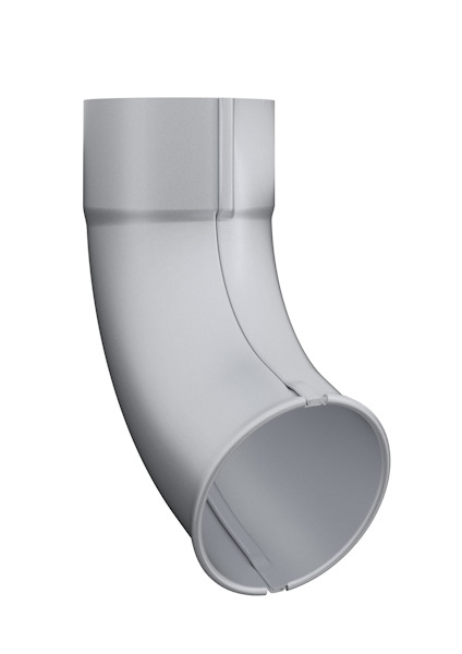 STUPRÖRSUTKASTARE LINDAB UTK VINKLAD 87MM SILVERMETALLIC