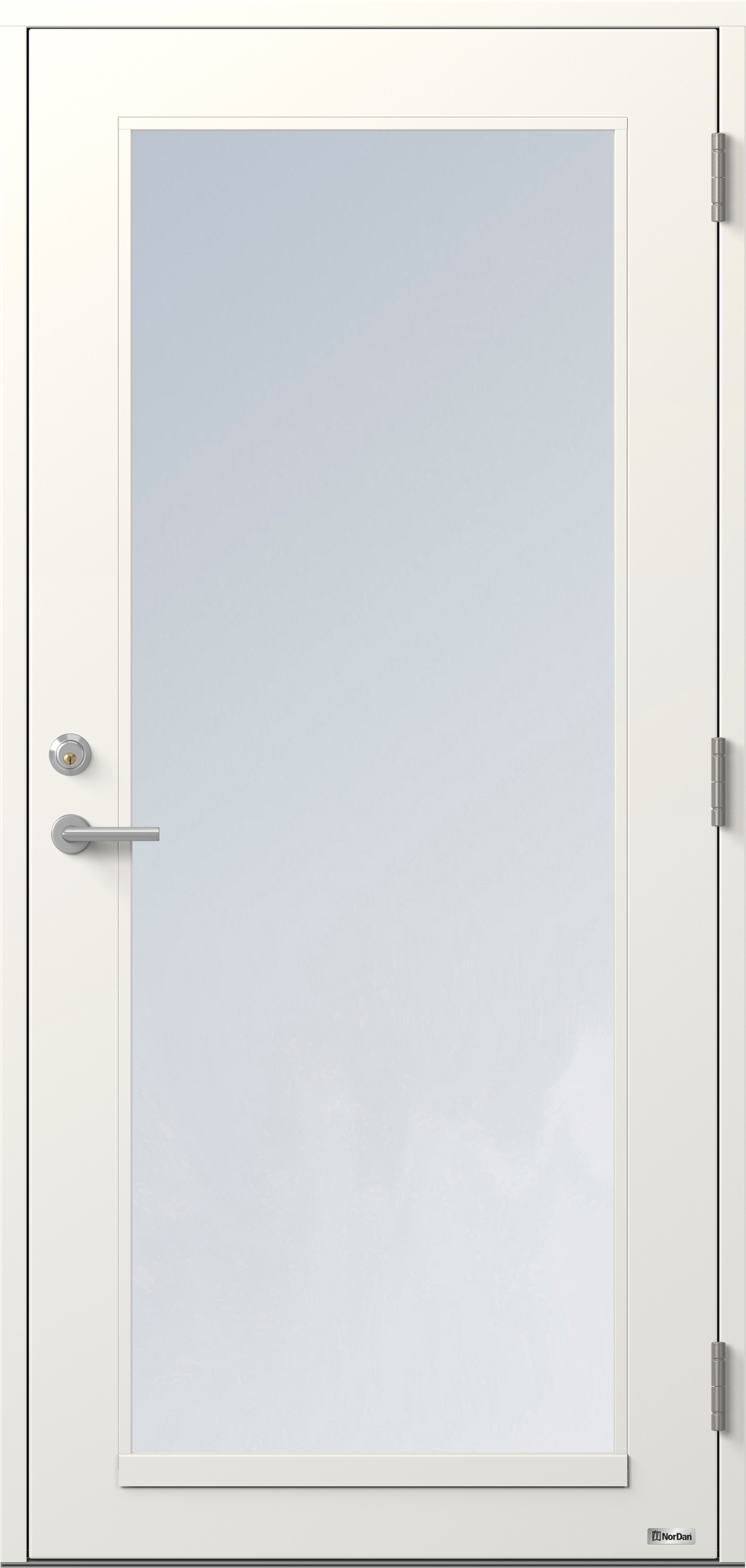 YTTERDÖRR CYD 930G/10-21 H VIT,A2002,KLARGL(SÄK) - NorDan