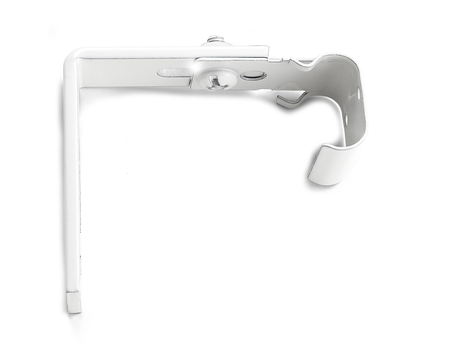 VÄGGFÄSTE C-PROFIL 3122-5 VIT 100 MM 2 ST - Habo