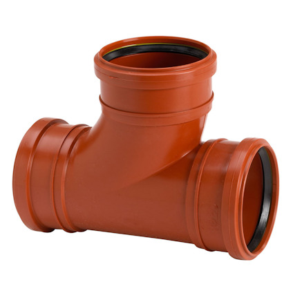 MARKGRENRÖR PP 110X110X90° 3 MUFFAR EN1852 PBB5215 UPONOR