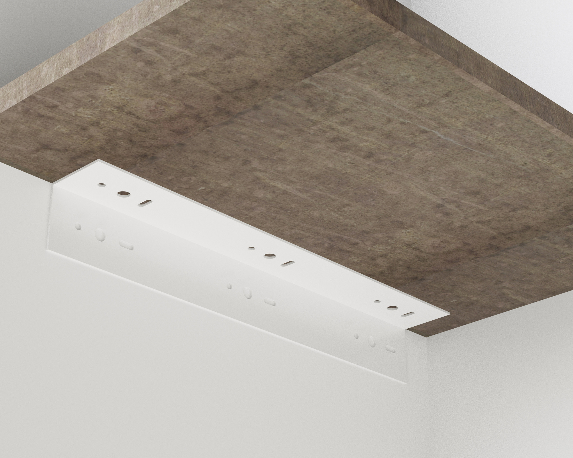 BÄNKSKIVEKONSOL VIT 385MM - Habo