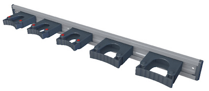 SKENA ALUM MONT/5HÅLL SVA 90CM