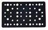SKYDDSPLATTA 81X133MM, 54HÅL TILL REMSOR, ABRANET