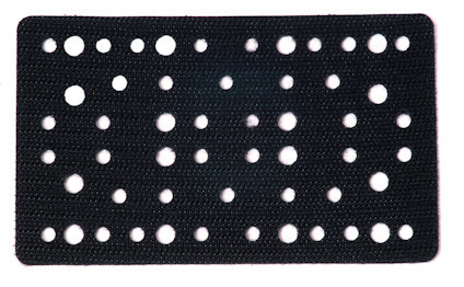SKYDDSPLATTA 81X133MM, 54HÅL TILL REMSOR, ABRANET