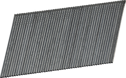 Snedställda, parallella dyckertspikar i metall med en glänsande yta.