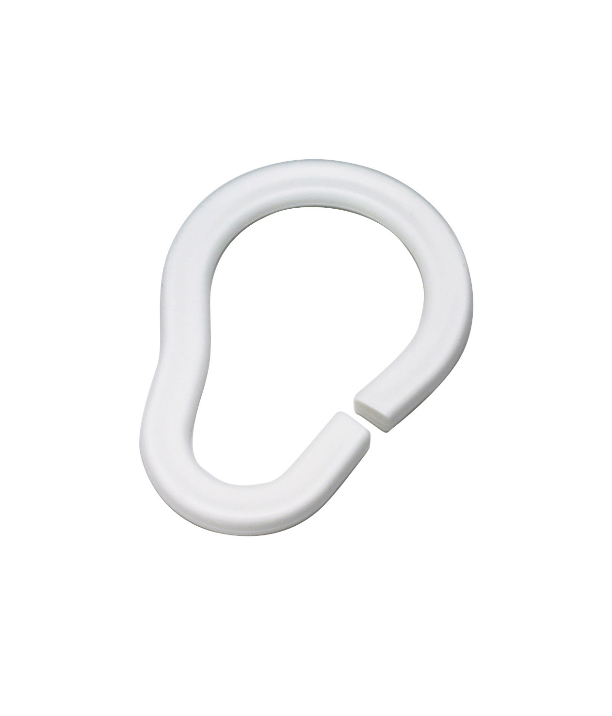 DUSCHDRAPERIRING HABO VIT 12ST PLAST - Habo