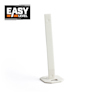 Vit plastnivåband på vit bakgrund med "EASY LEVEL" logotyp i övre vänstra hörnet.