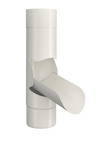 STUPRÖRSUTKASTARE LINDAB FUTK ANTIKVIT 87MM 250MM FÄLLBAR