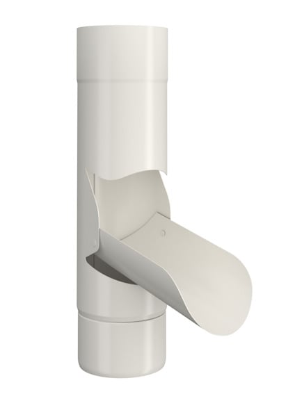 STUPRÖRSUTKASTARE LINDAB FUTK ANTIKVIT 87MM 250MM FÄLLBAR