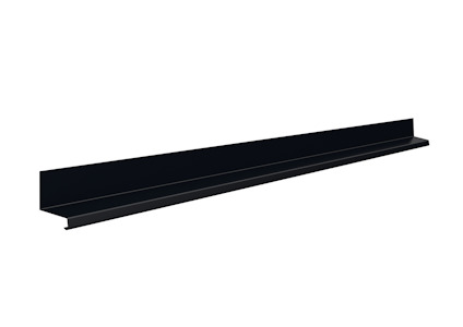 ÖVERBLECK OB TILL FÖNSTER SVART 015 40X1200 MM